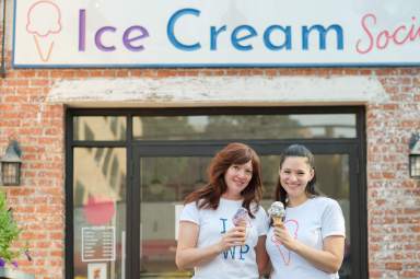 Two Moms Behind Ice Cream Social White Plains Exterior