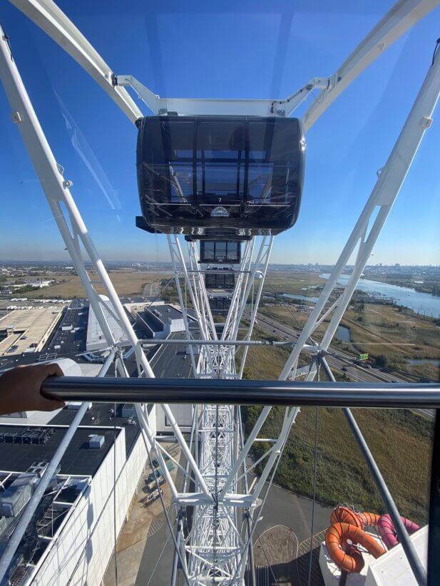 Take a spin around the Dream Wheel at American Dream. Offering incredible views of NYC and NJ, the 300-foot wheel is fun for families.