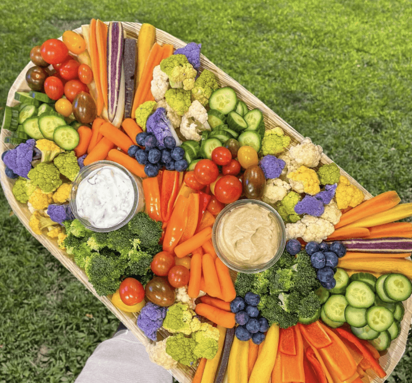 Veggie Crudite Board from