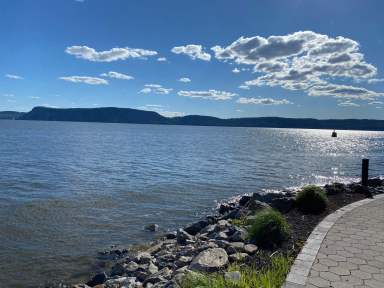 Waterfront in Ossining, New York