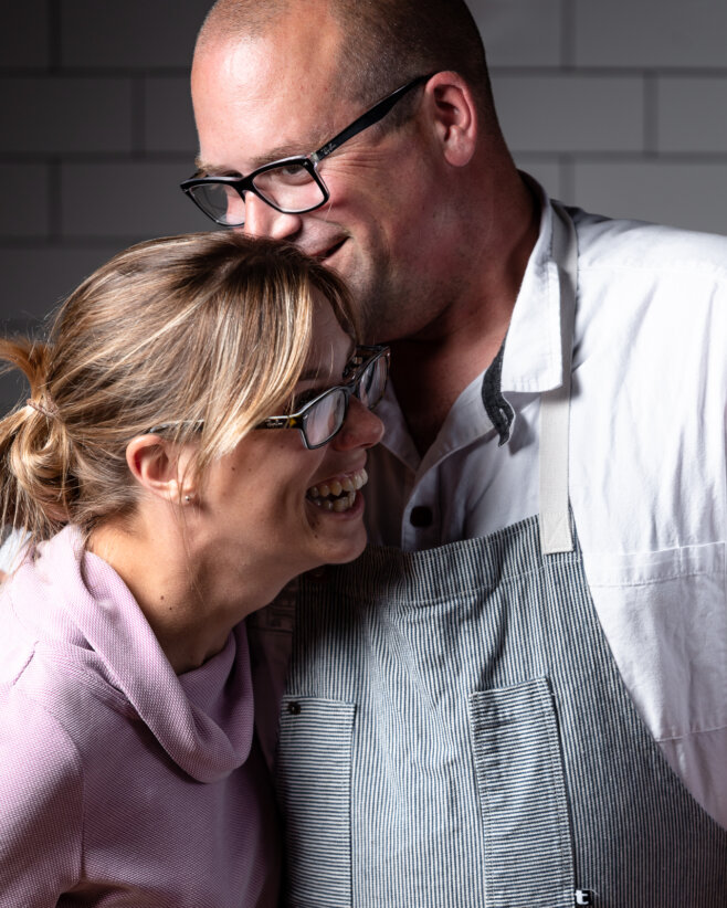 Rich and Cassie Parente of the Clock Tower Grill.