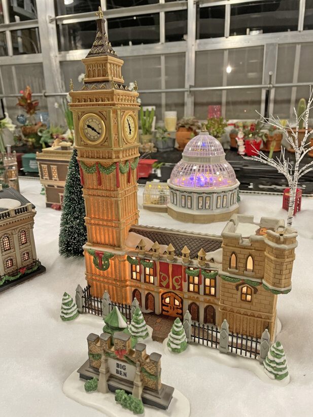 Families can enjoy a transformed Hudson Park Children's Greenhouse with their beautiful new winter train show in New Rochelle. 